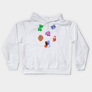 TeePublic stickers Kids Hoodie